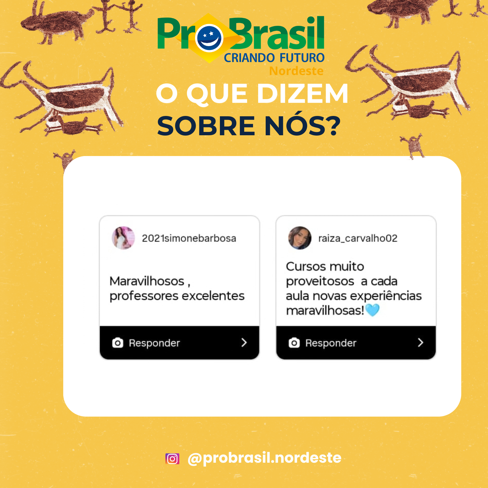 Depoimentos de participantes da ProBrasil Nordeste